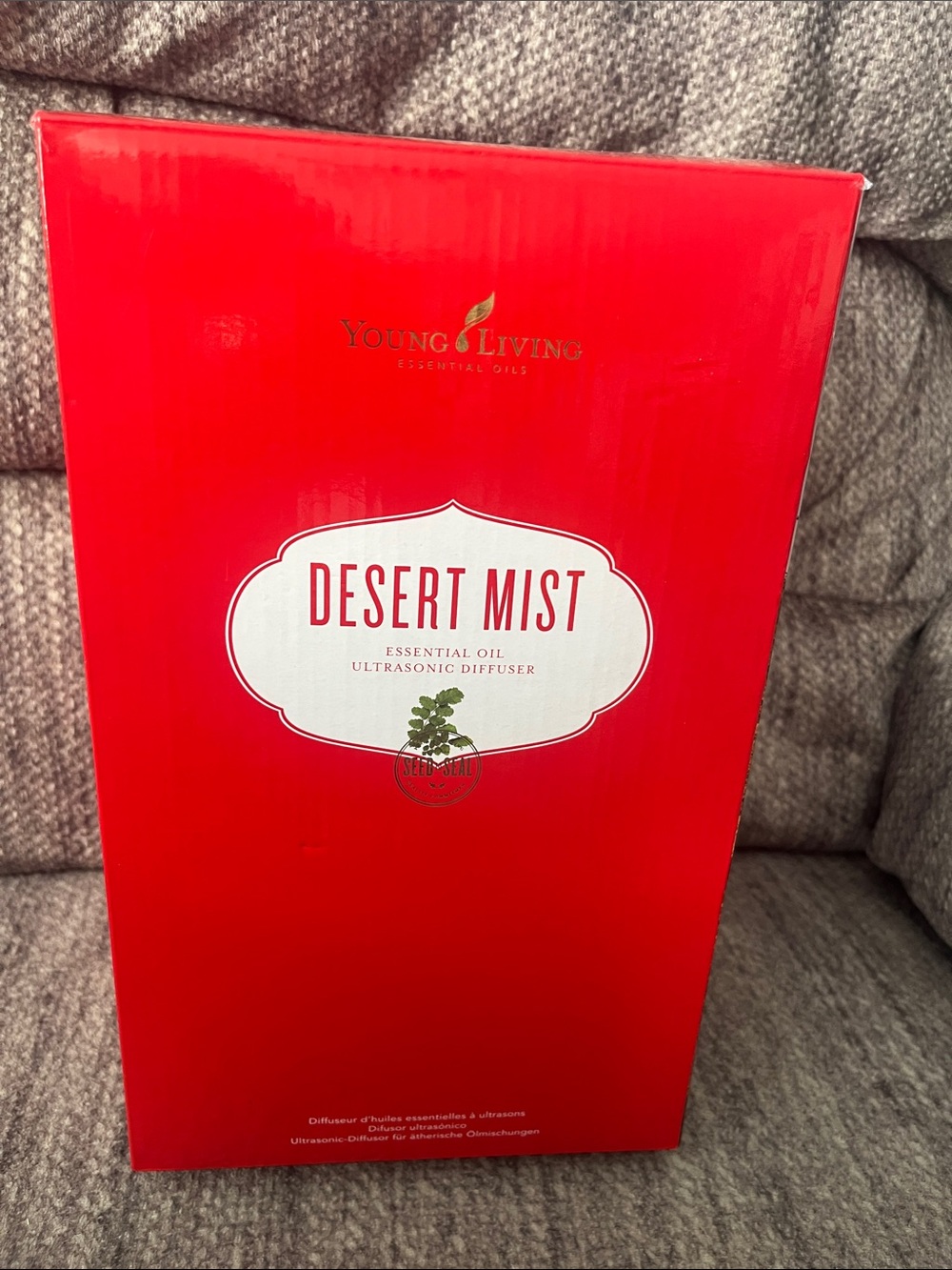 Young Living Desert Mist Diffuser - White and Gold Accents NEW In Box